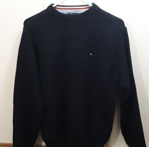 Mens Tommy Hilfiger Navy Blue Sweater